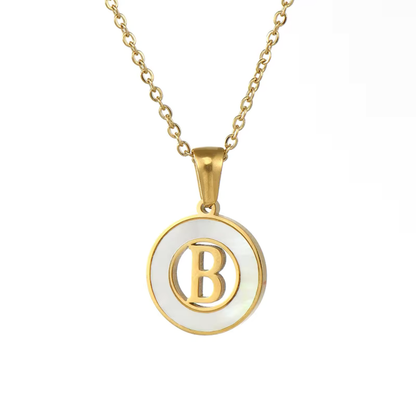 A–Z Initial Shell Letter Necklace