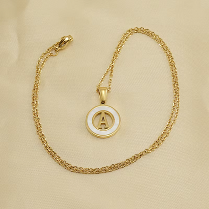 A–Z Initial Shell Letter Necklace