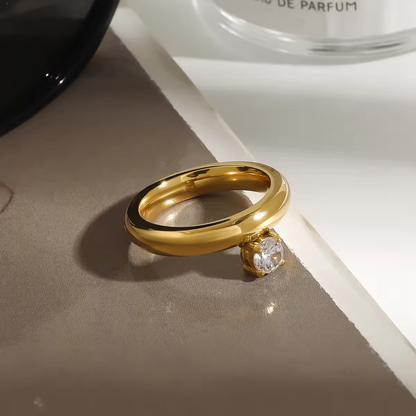Classic Textured Snake Ring