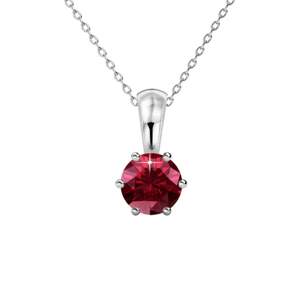 Crystal Charm Pendant Necklace