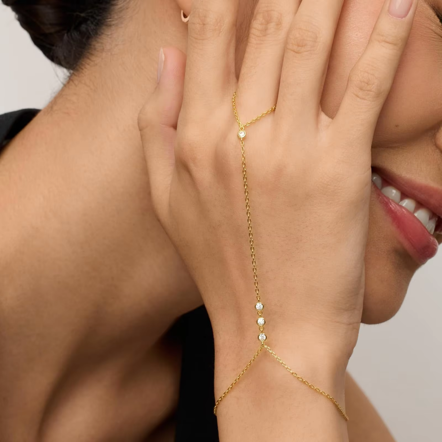Delicate Hand Chain Finger Bracelet