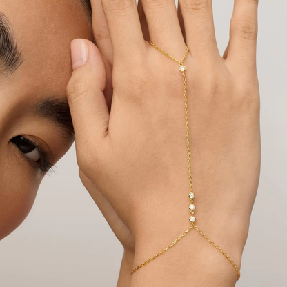Delicate Hand Chain Finger Bracelet