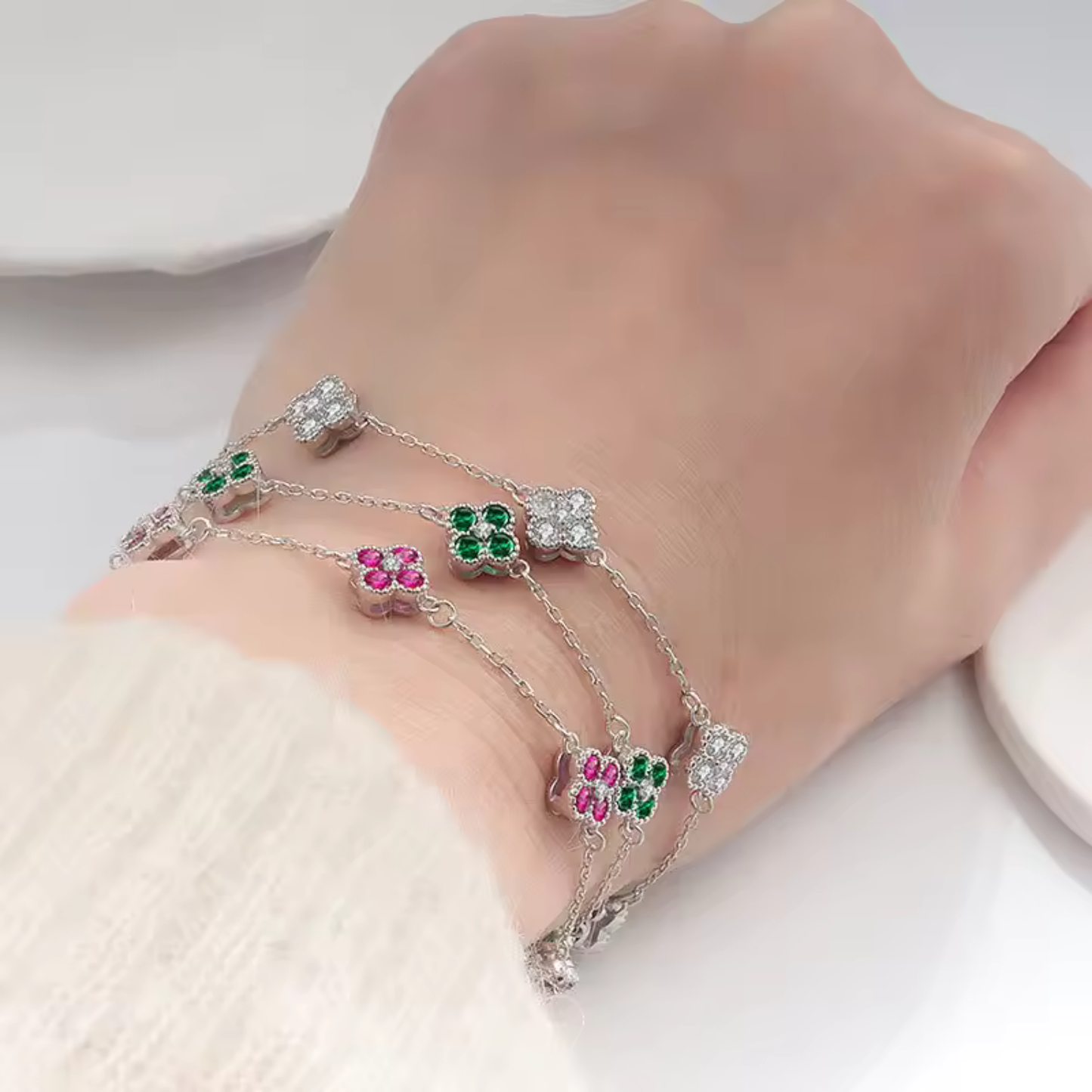 Four-Leaf Clover Bracelet