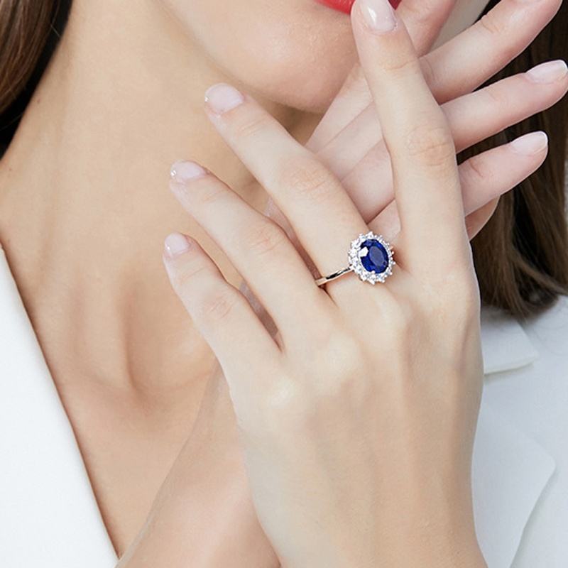 Natural Blue Sapphire Classic Ring