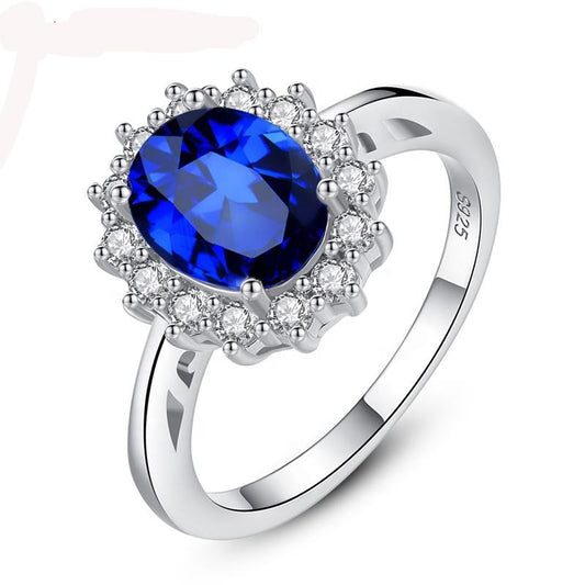 Natural Blue Sapphire Classic Ring