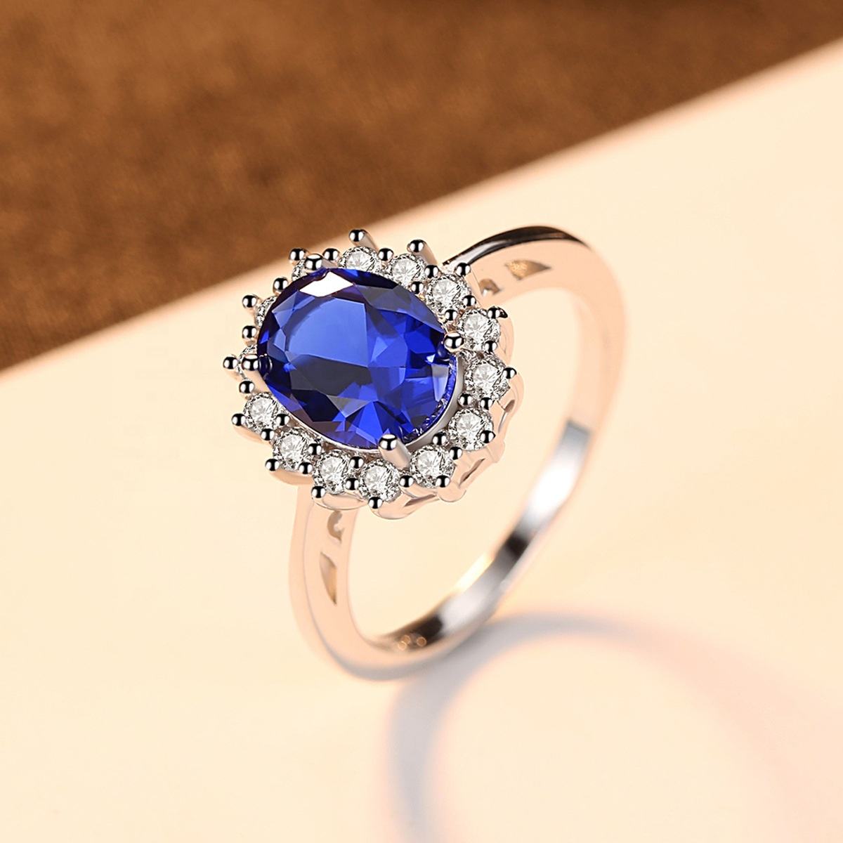 Natural Blue Sapphire Classic Ring