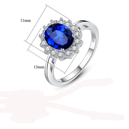 Natural Blue Sapphire Classic Ring