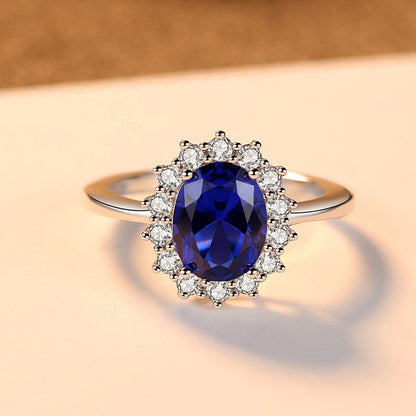 Natural Blue Sapphire Classic Ring