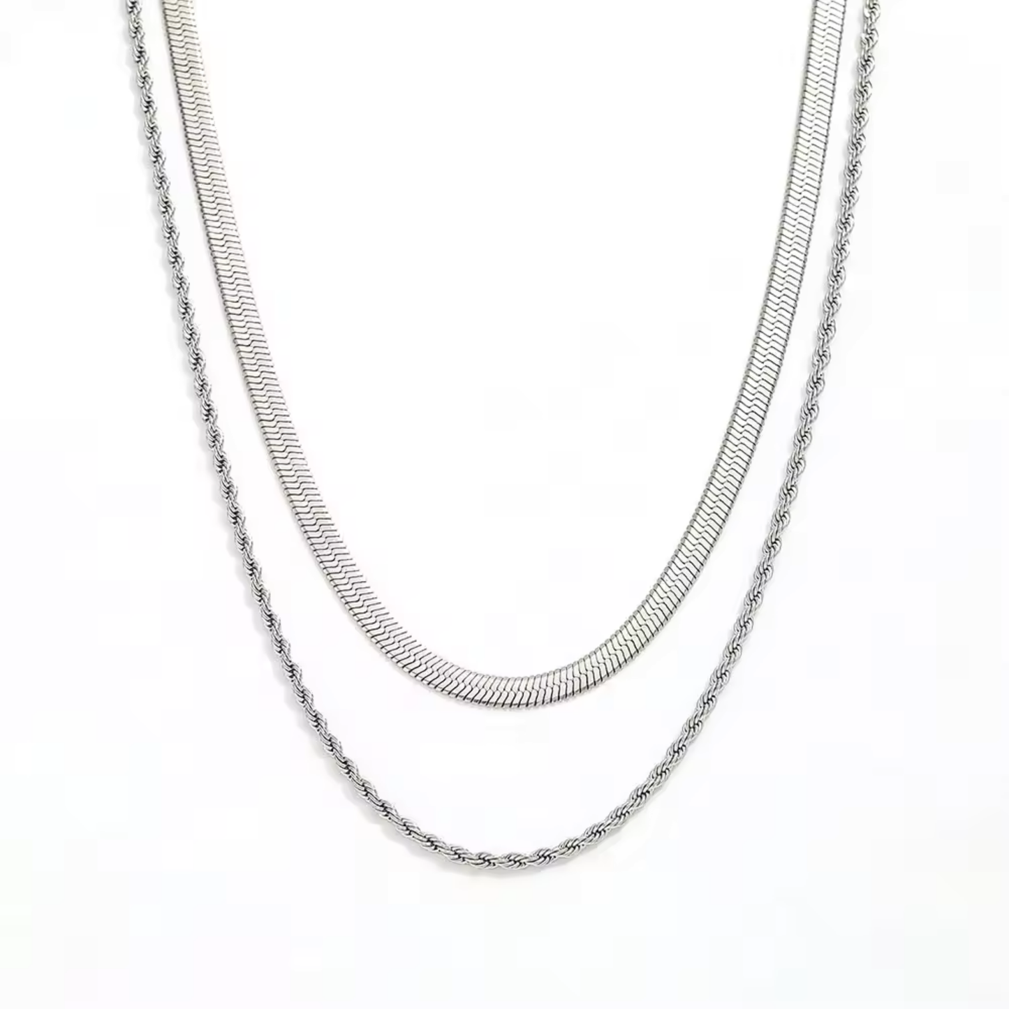 Layered Rope Chain Necklace