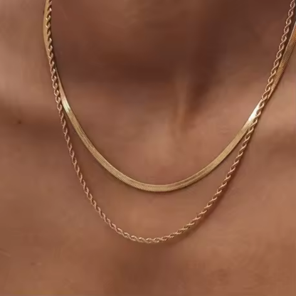 Layered Rope Chain Necklace