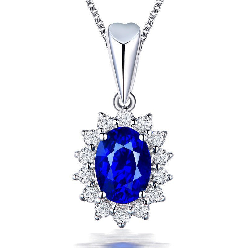 Blue Sapphire Fashion Pendant