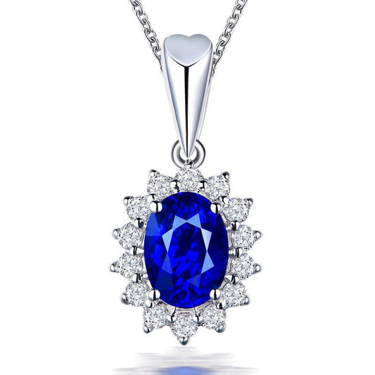 Blue Sapphire Fashion Pendant