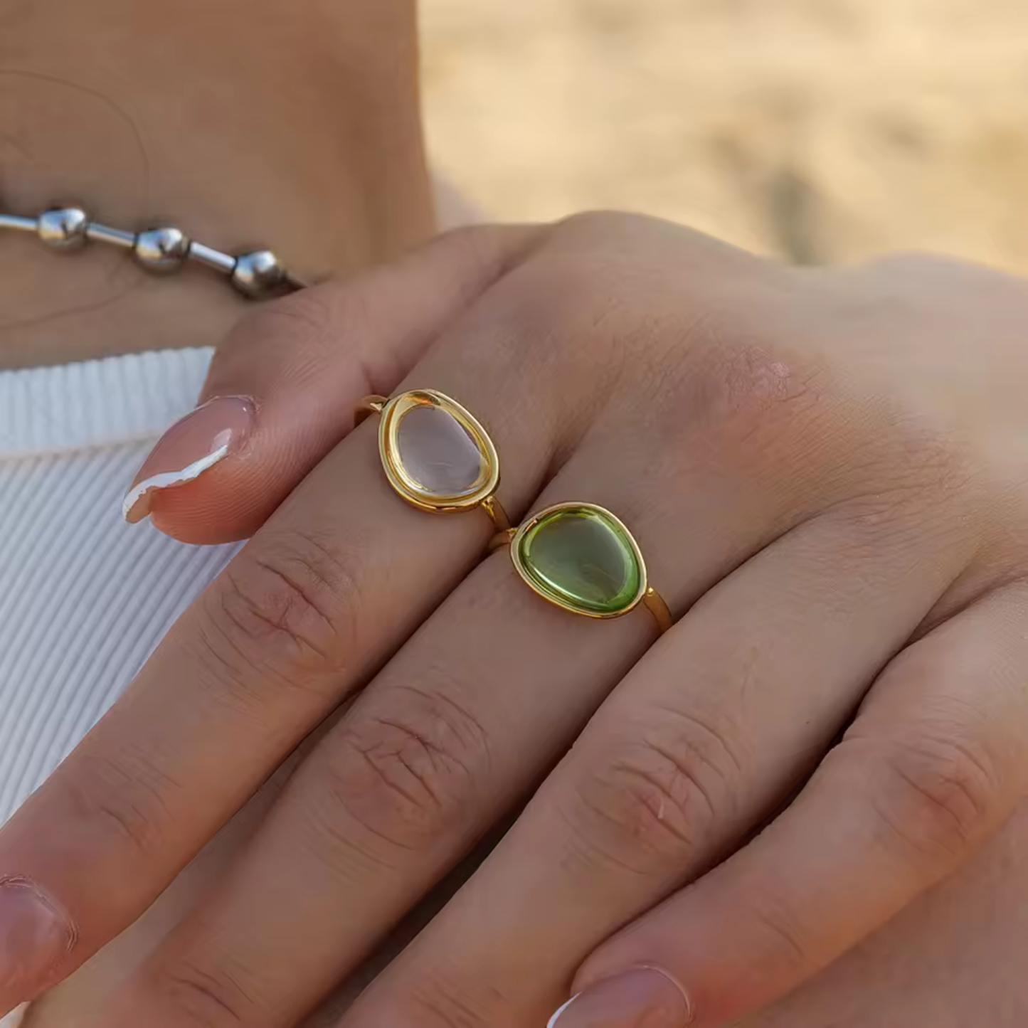 Resin Open Finger Ring