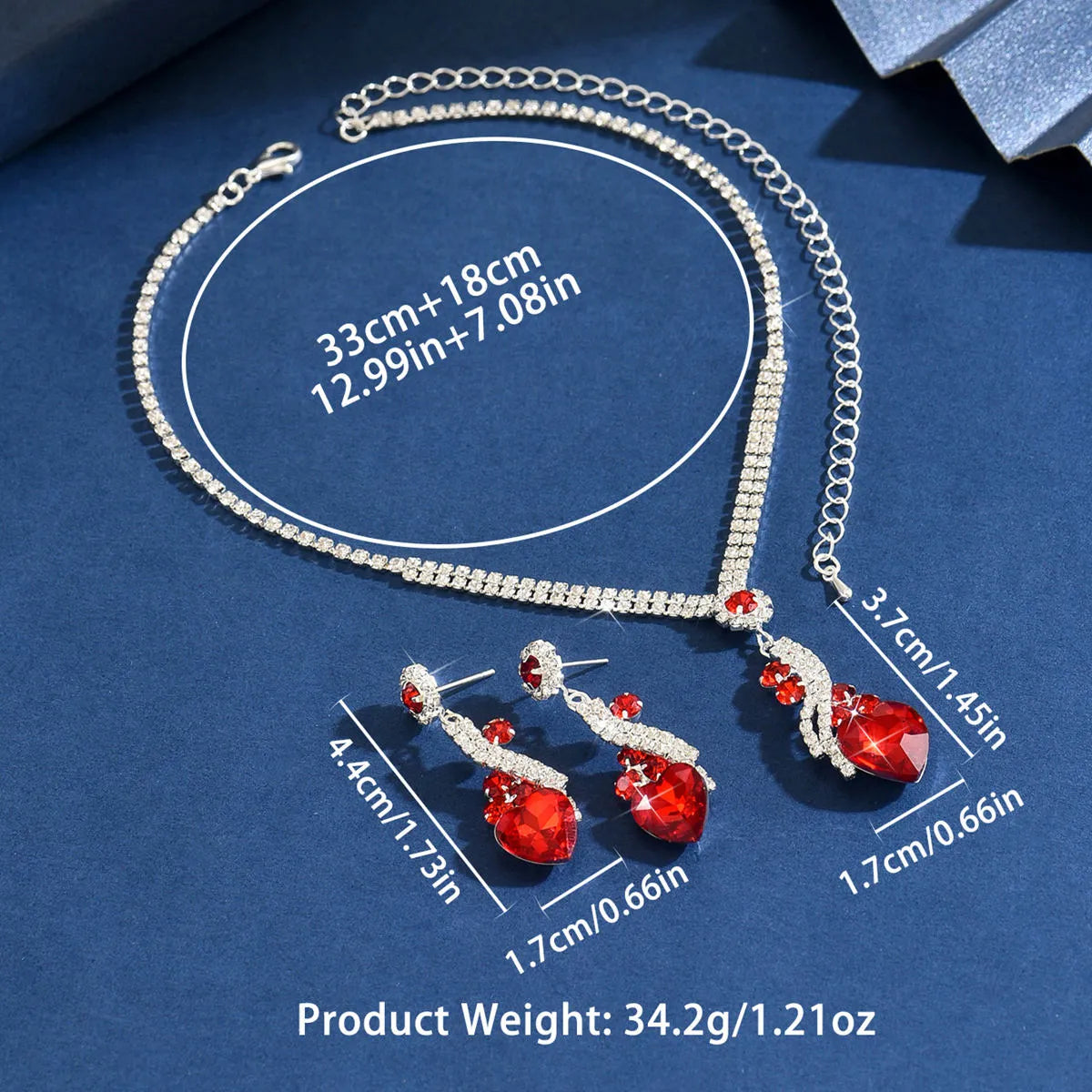 Luxury Fashion Red Necklace