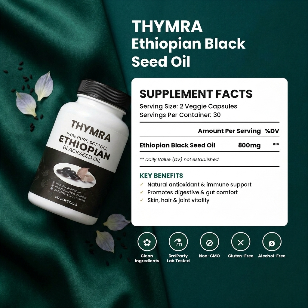 THYMRA Ethiopian Black Seed Oil